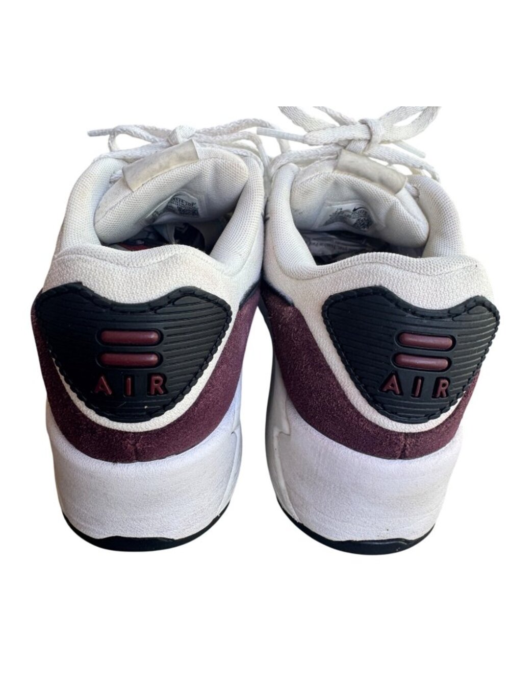 Nike Air Max 90 LV8 Sail Night Maroon FD4328-107 Women Size 7.5 Athletic Sneaker - Picture 4 of 15